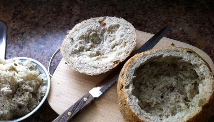 Homemade bread with dry yeast